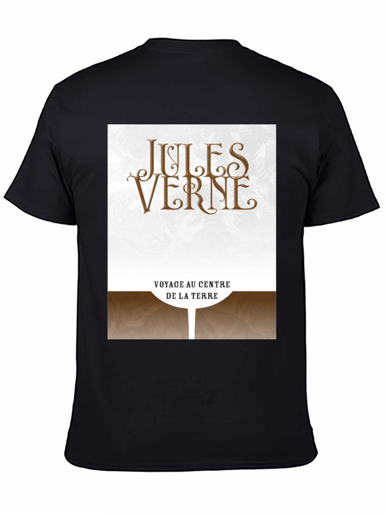 Jules Verne Voyage Au Centre De La Terre Graphic Tee