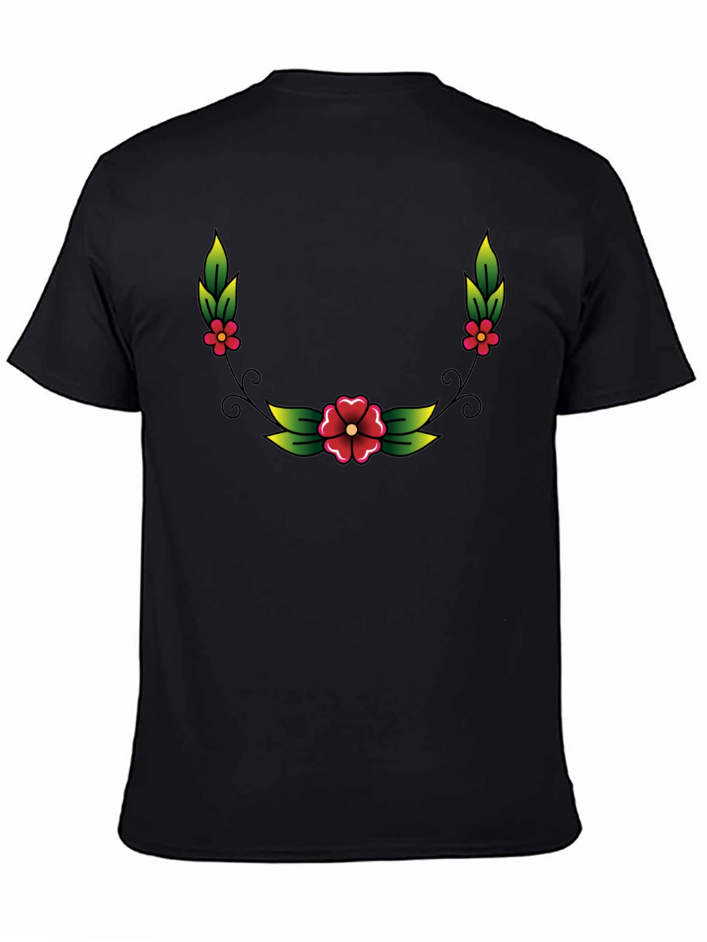 Floral Crew Neck T-Shirt