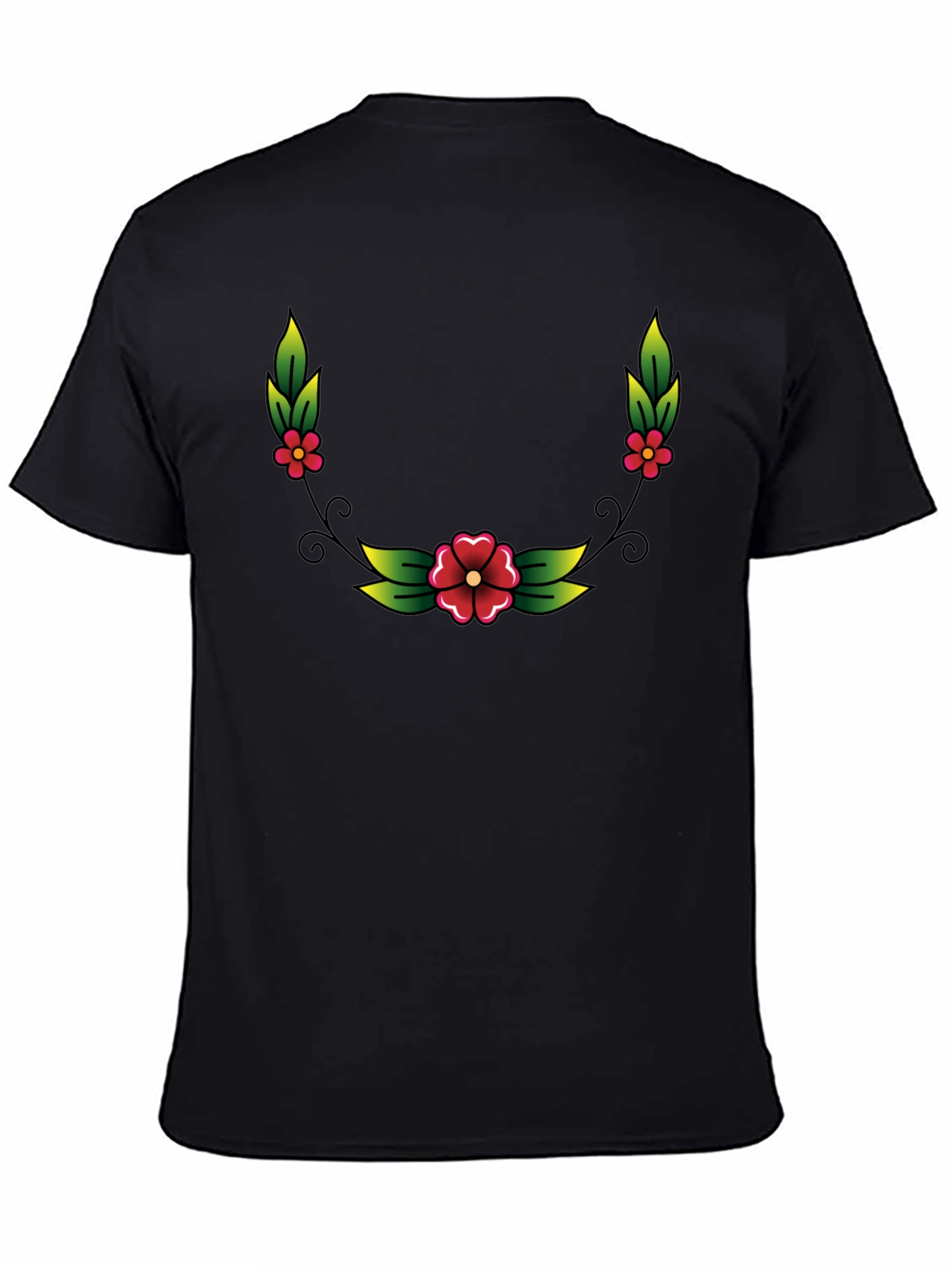 Floral Crew Neck T-Shirt