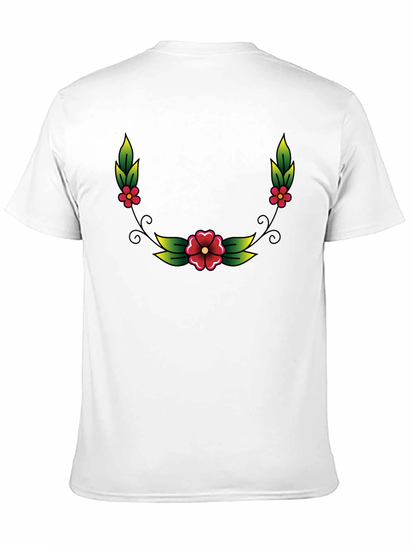 Floral Crew Neck T-Shirt