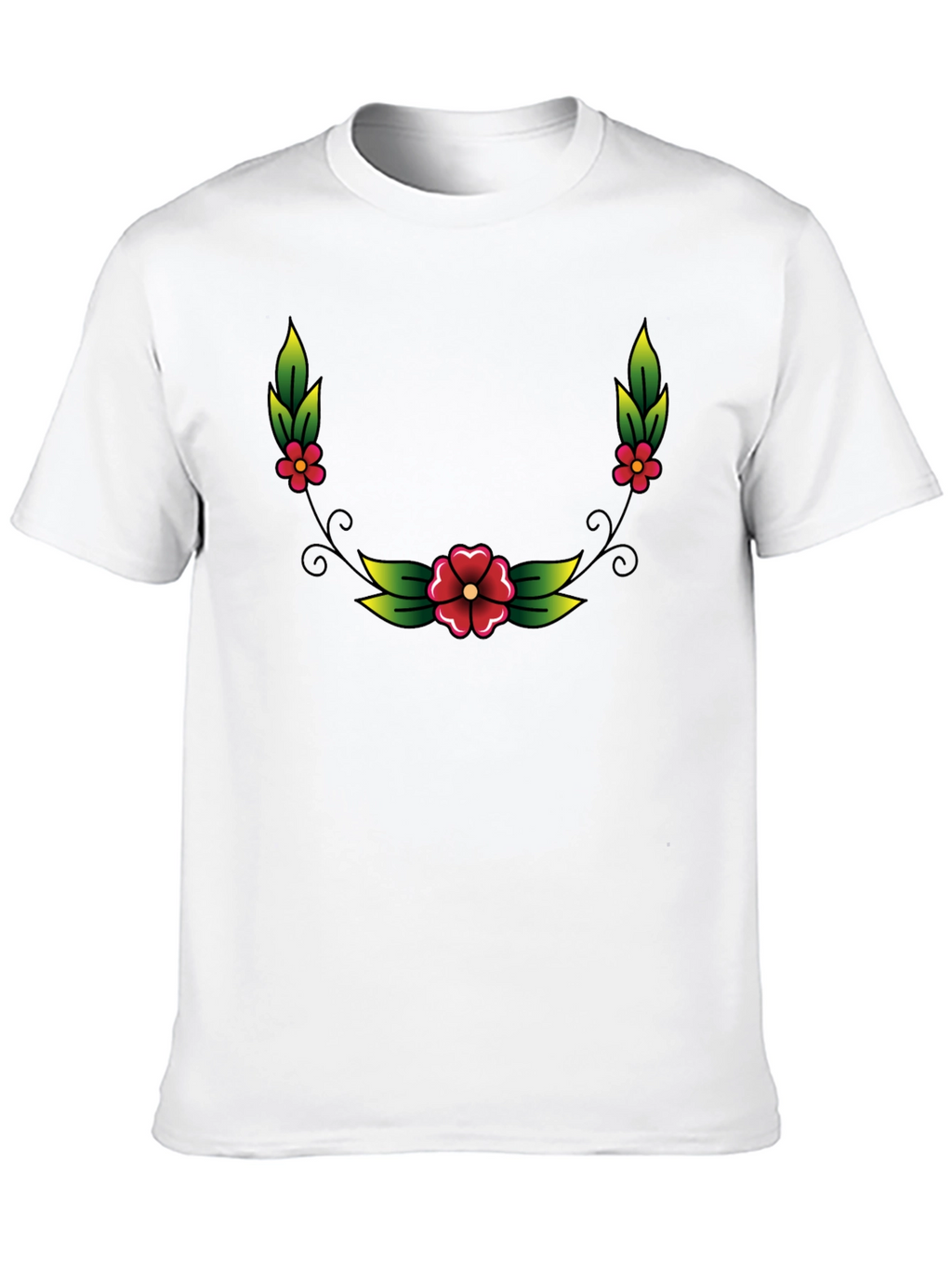 Floral Crew Neck T-Shirt