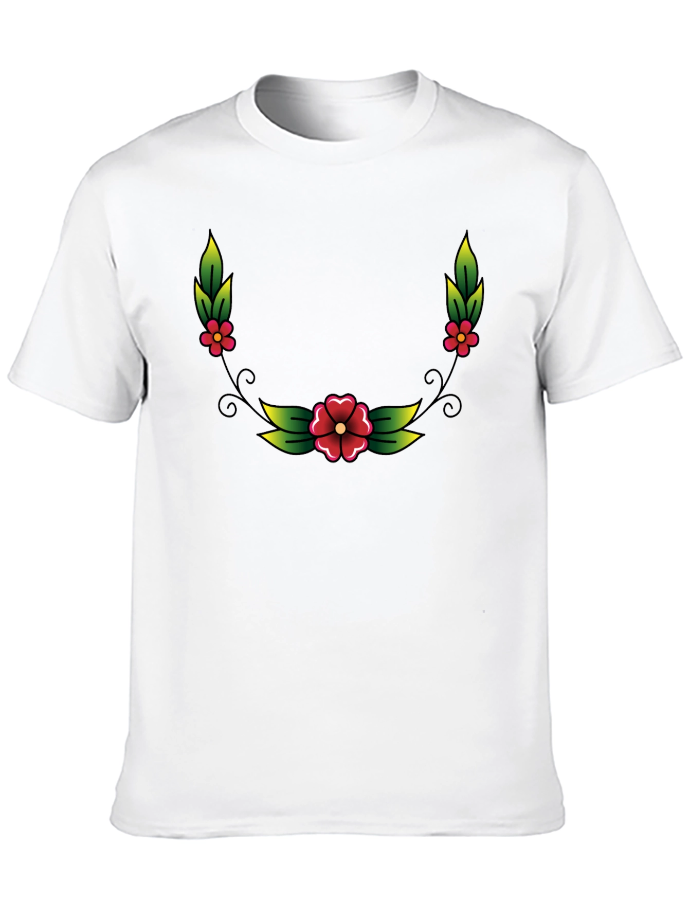 Floral Crew Neck T-Shirt