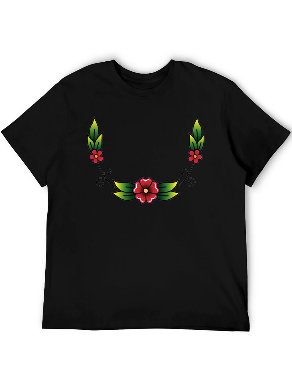 Floral Crew Neck T-Shirt