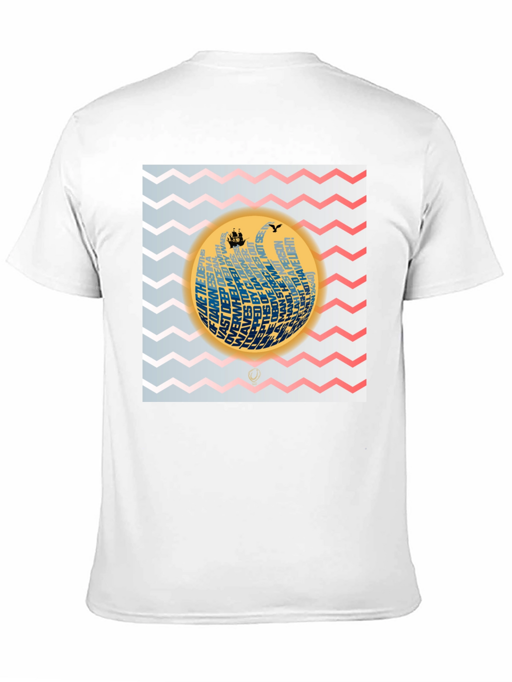 Nautical Phrase Graphic Black T-Shirt