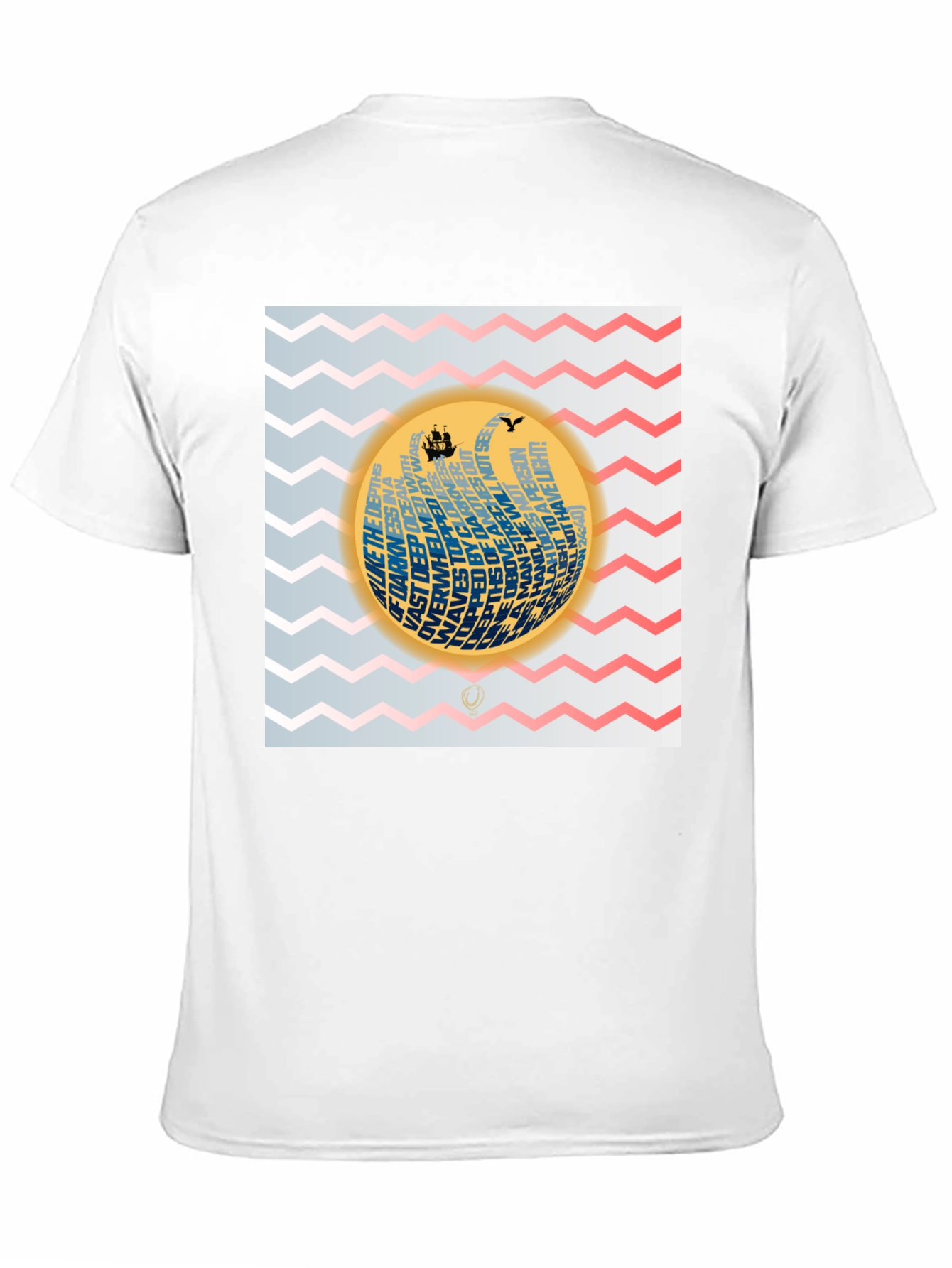 Nautical Phrase Graphic Black T-Shirt