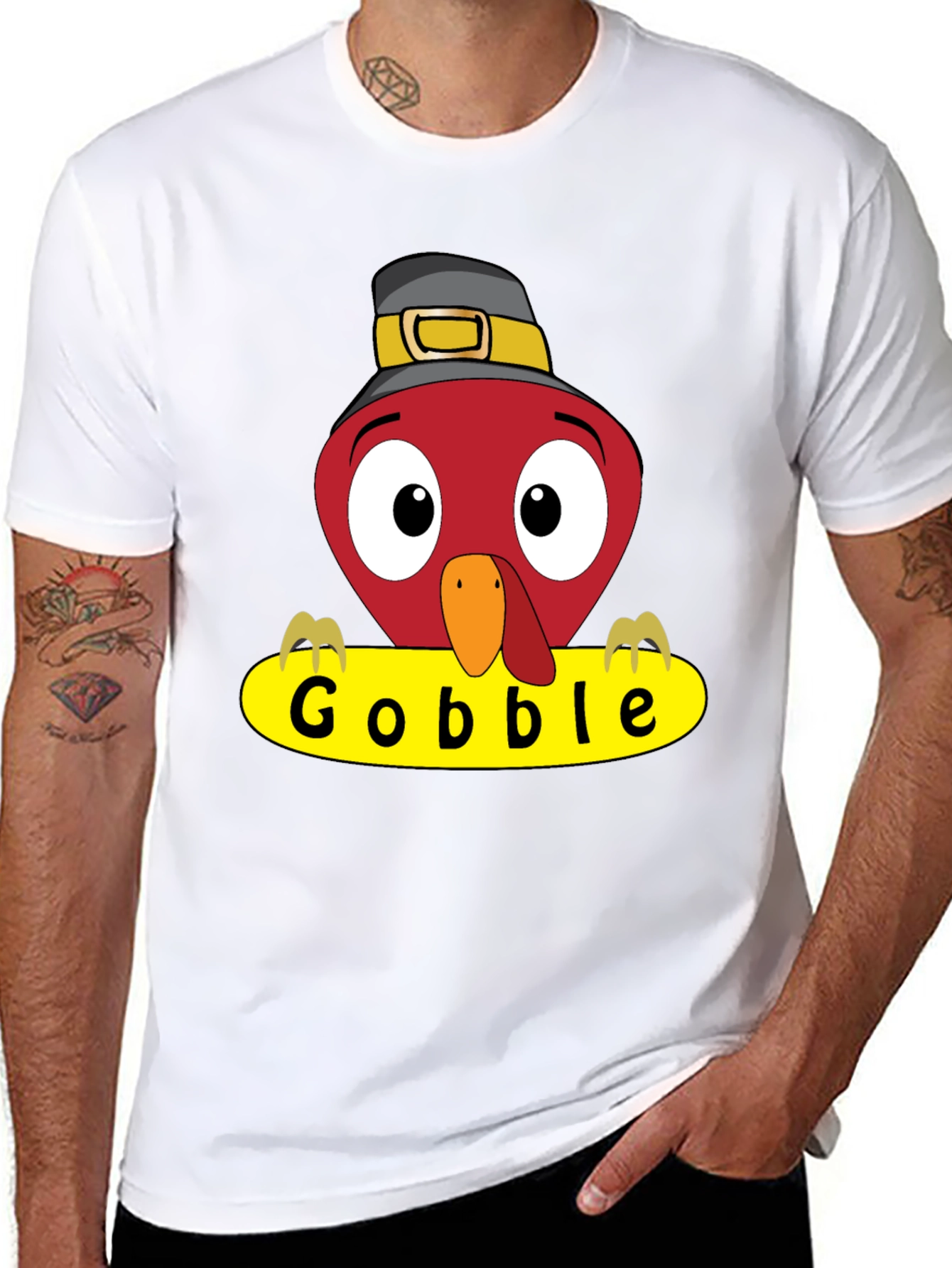 Funny Thanksgiving Turkey Gobble T-Shirt