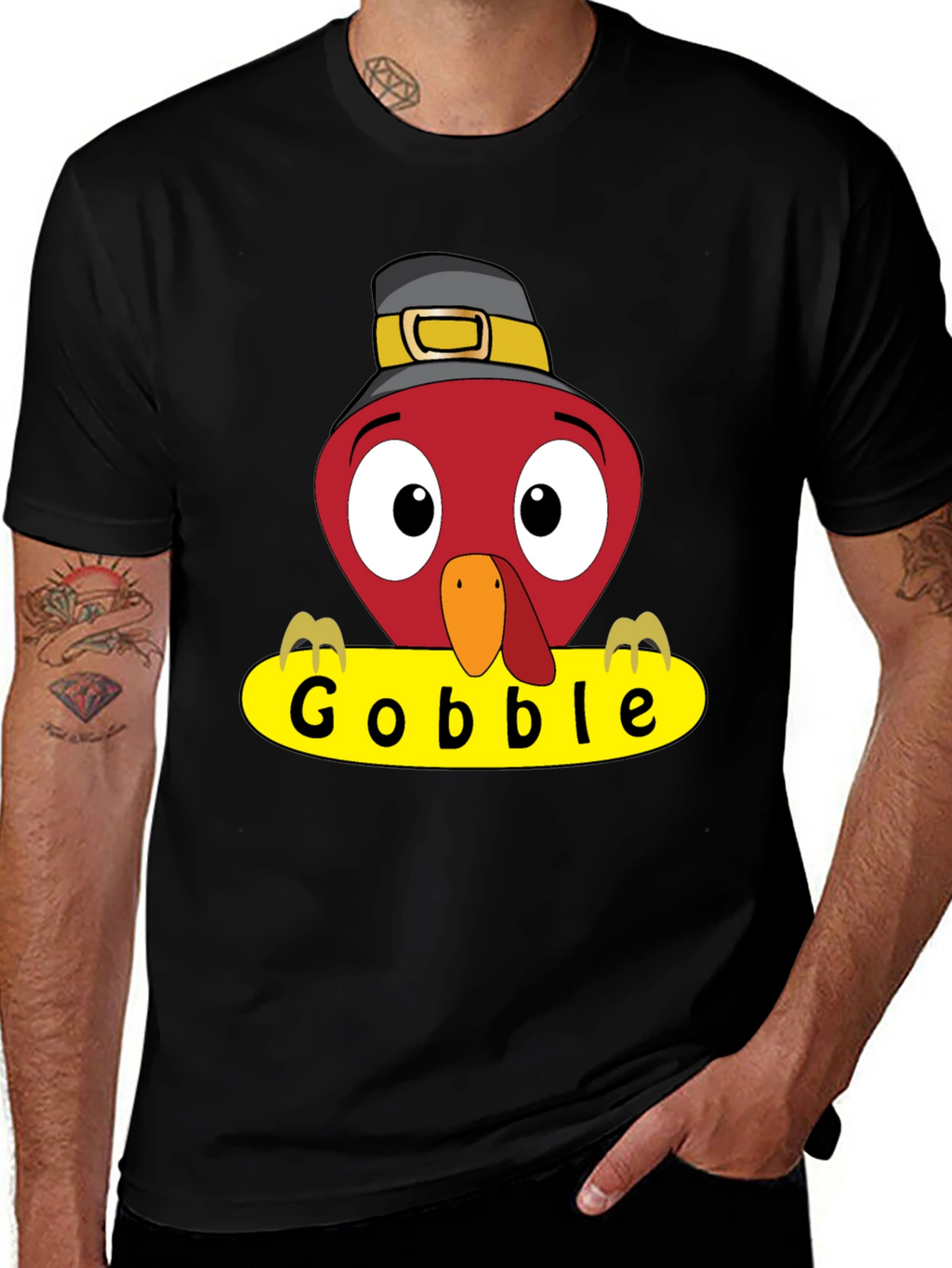 Funny Thanksgiving Turkey Gobble T-Shirt