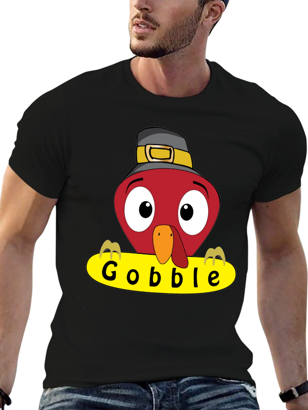 Funny Thanksgiving Turkey Gobble T-Shirt