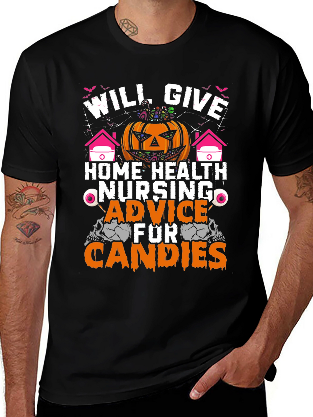 Halloween Home Health Nursing Advice T-Shirt