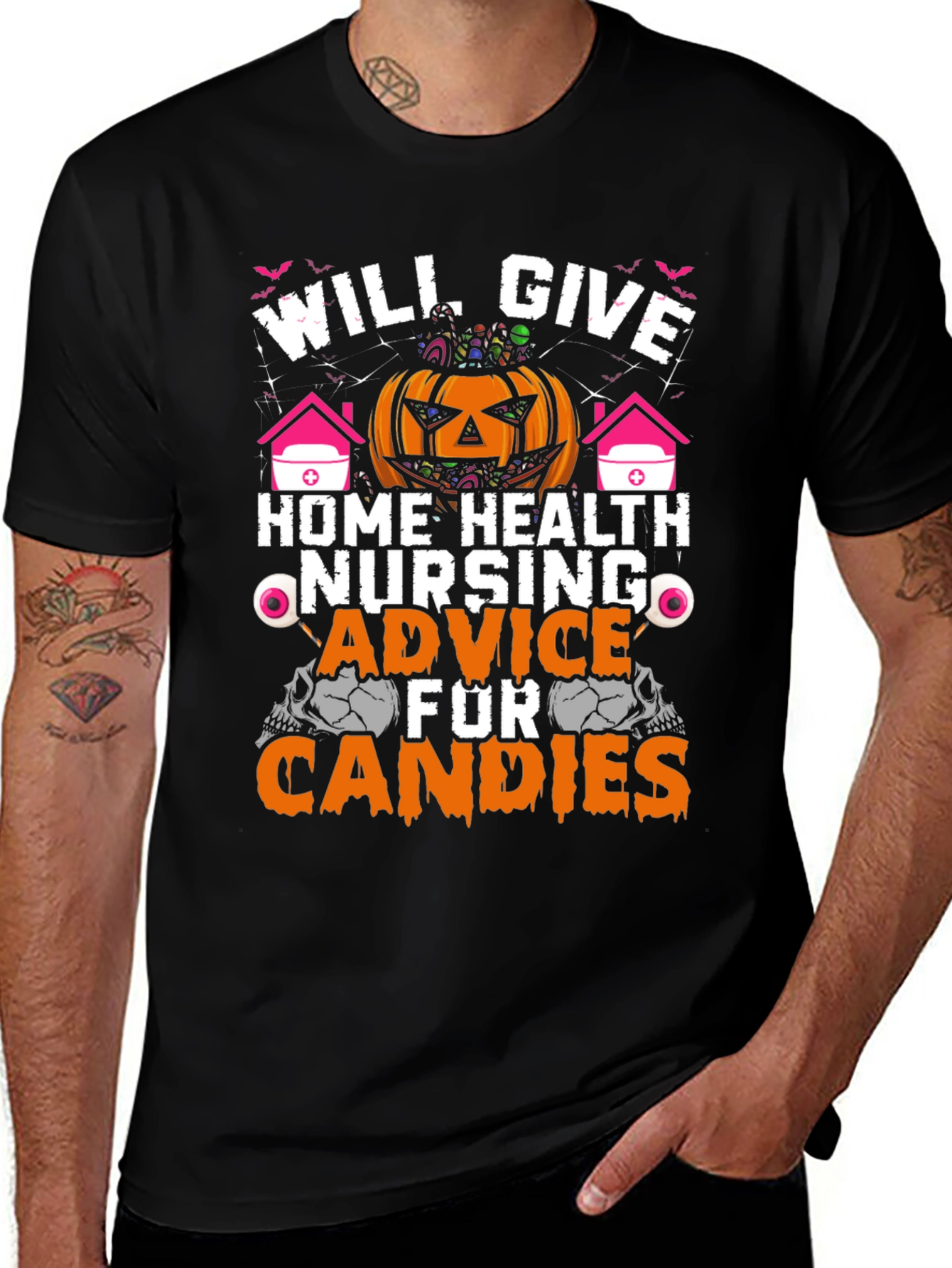 Halloween Home Health Nursing Advice T-Shirt