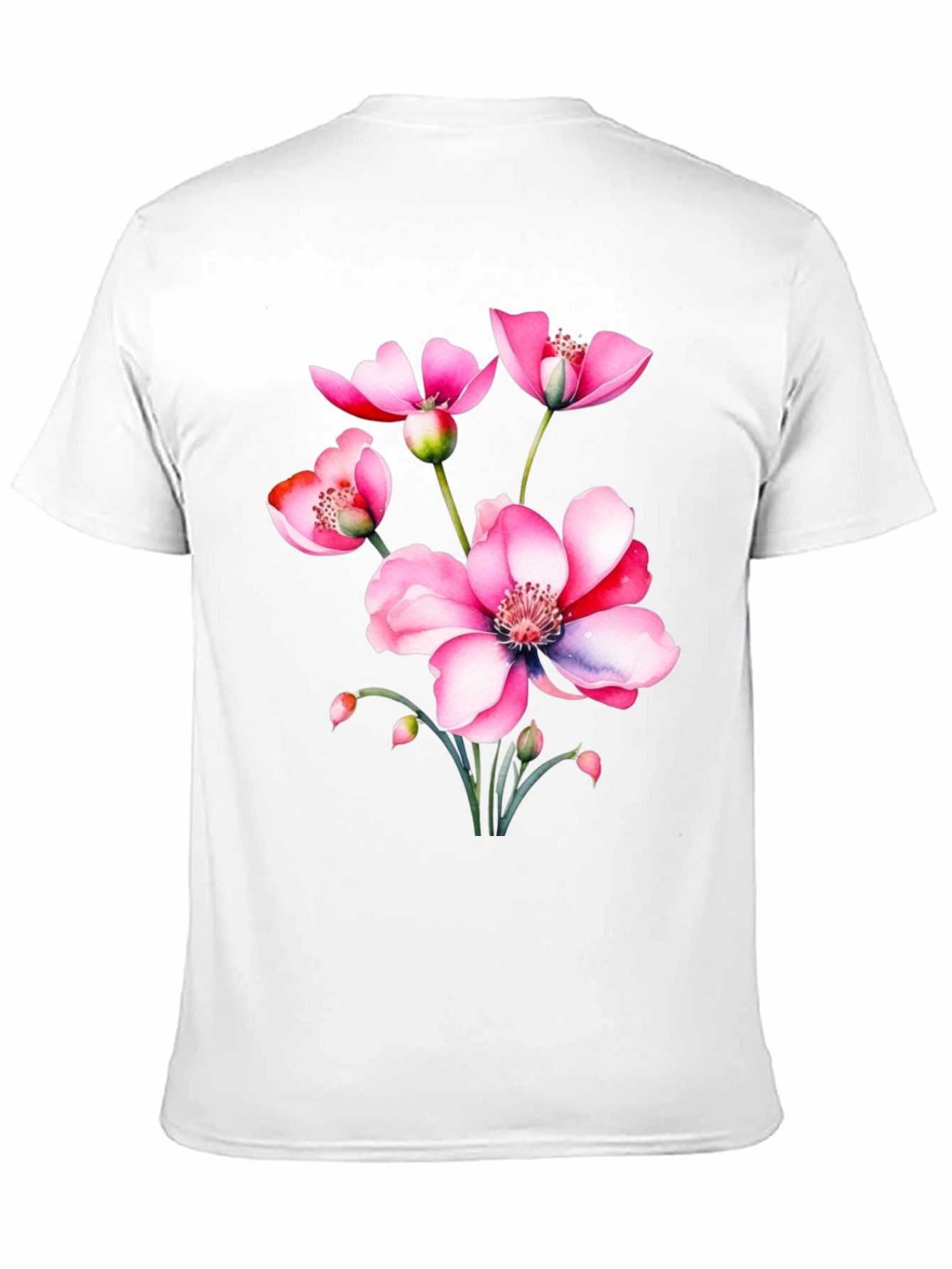 Floral Print T-Shirt - Stylish and Comfortable