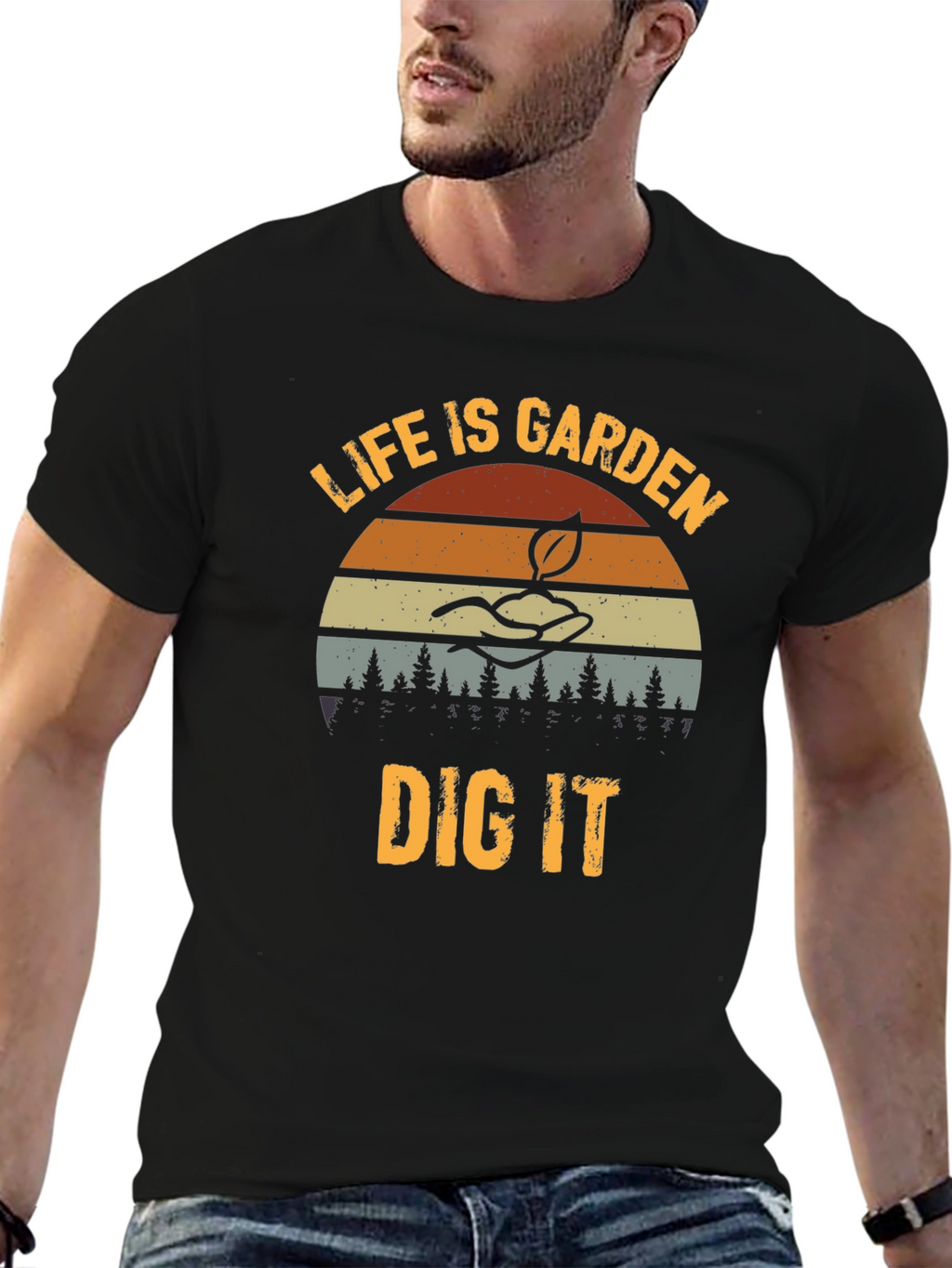 Life is Garden Dig It Graphic T-Shirt