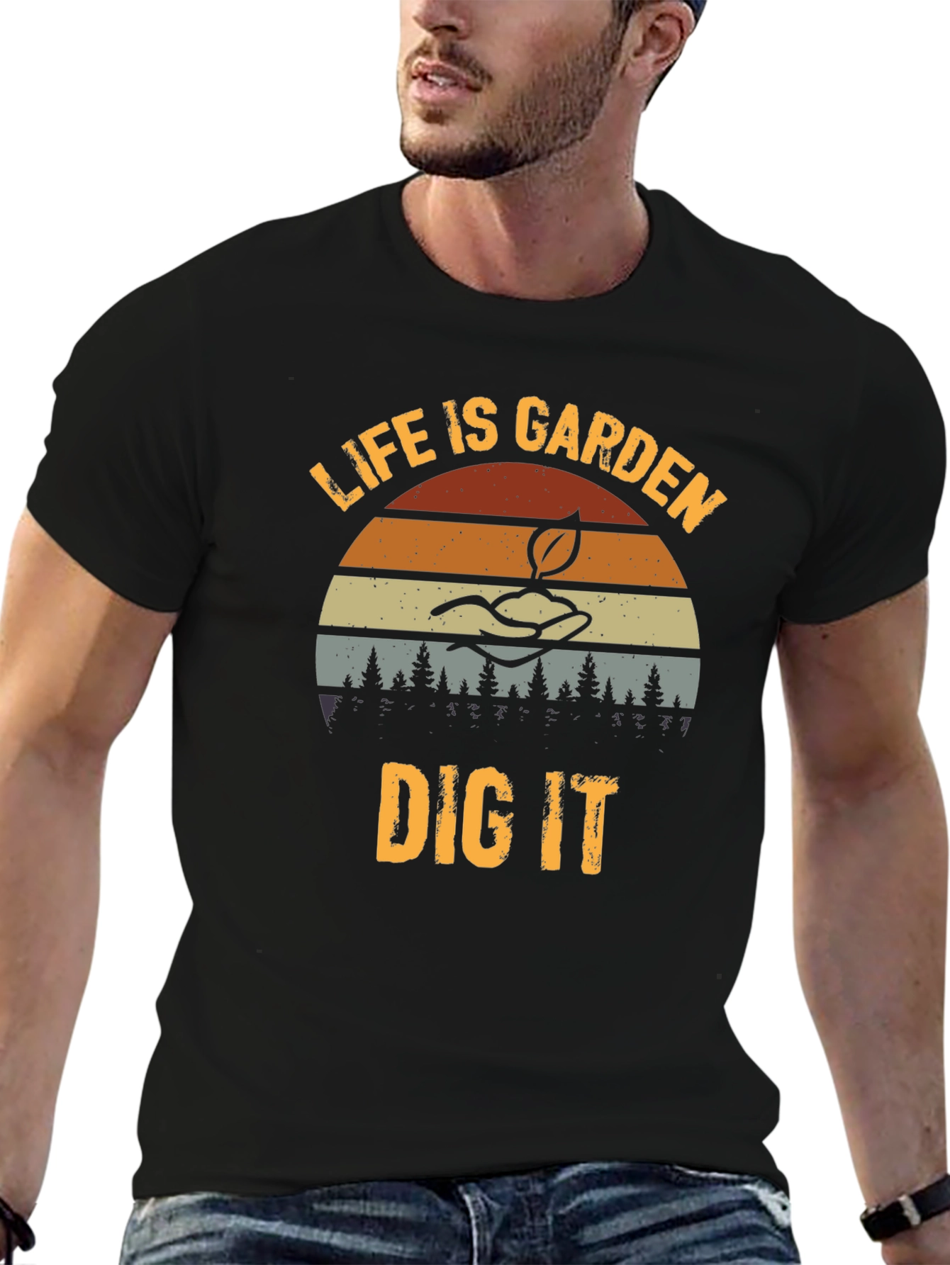 Life is Garden Dig It Graphic T-Shirt