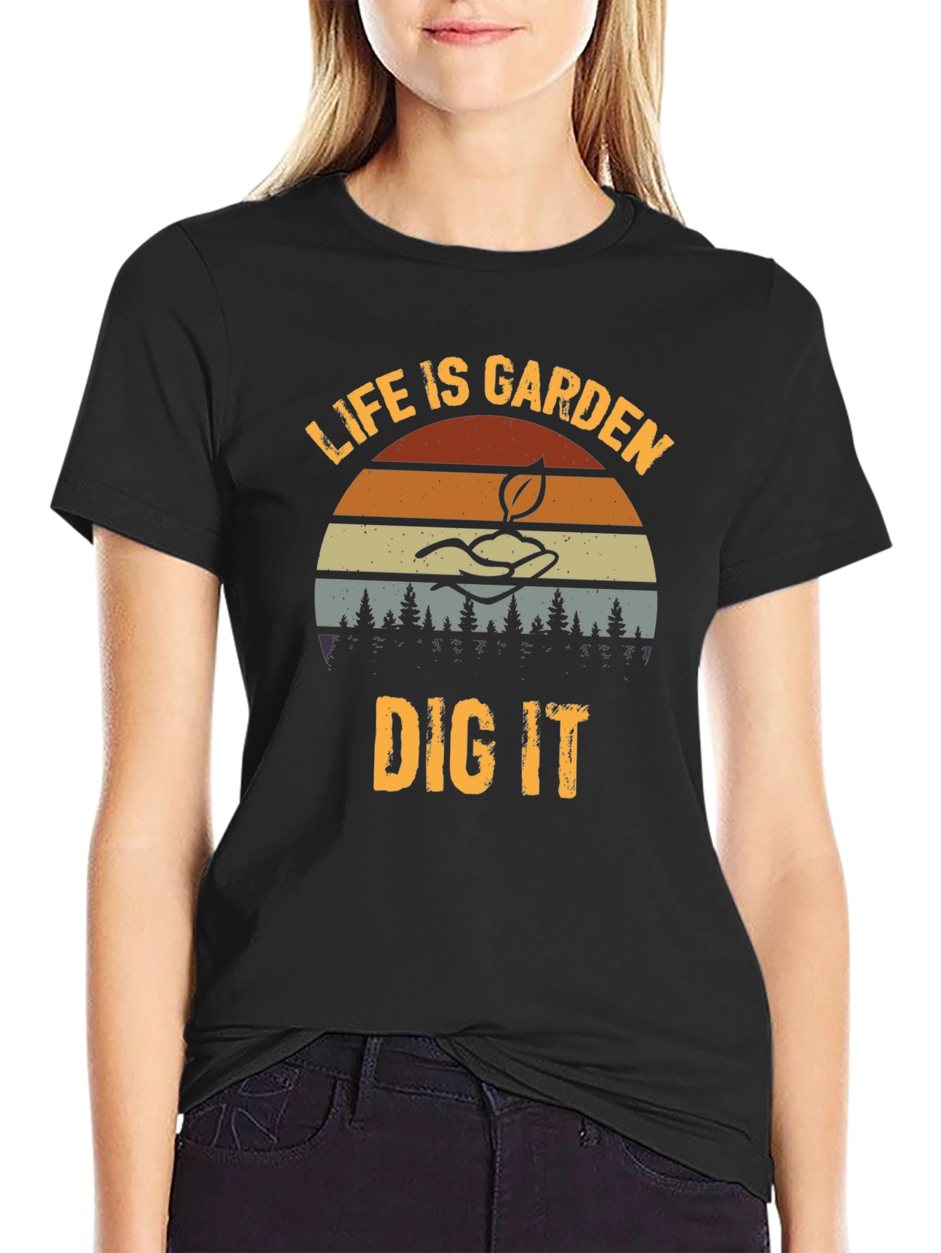 Life is Garden Dig It Graphic T-Shirt