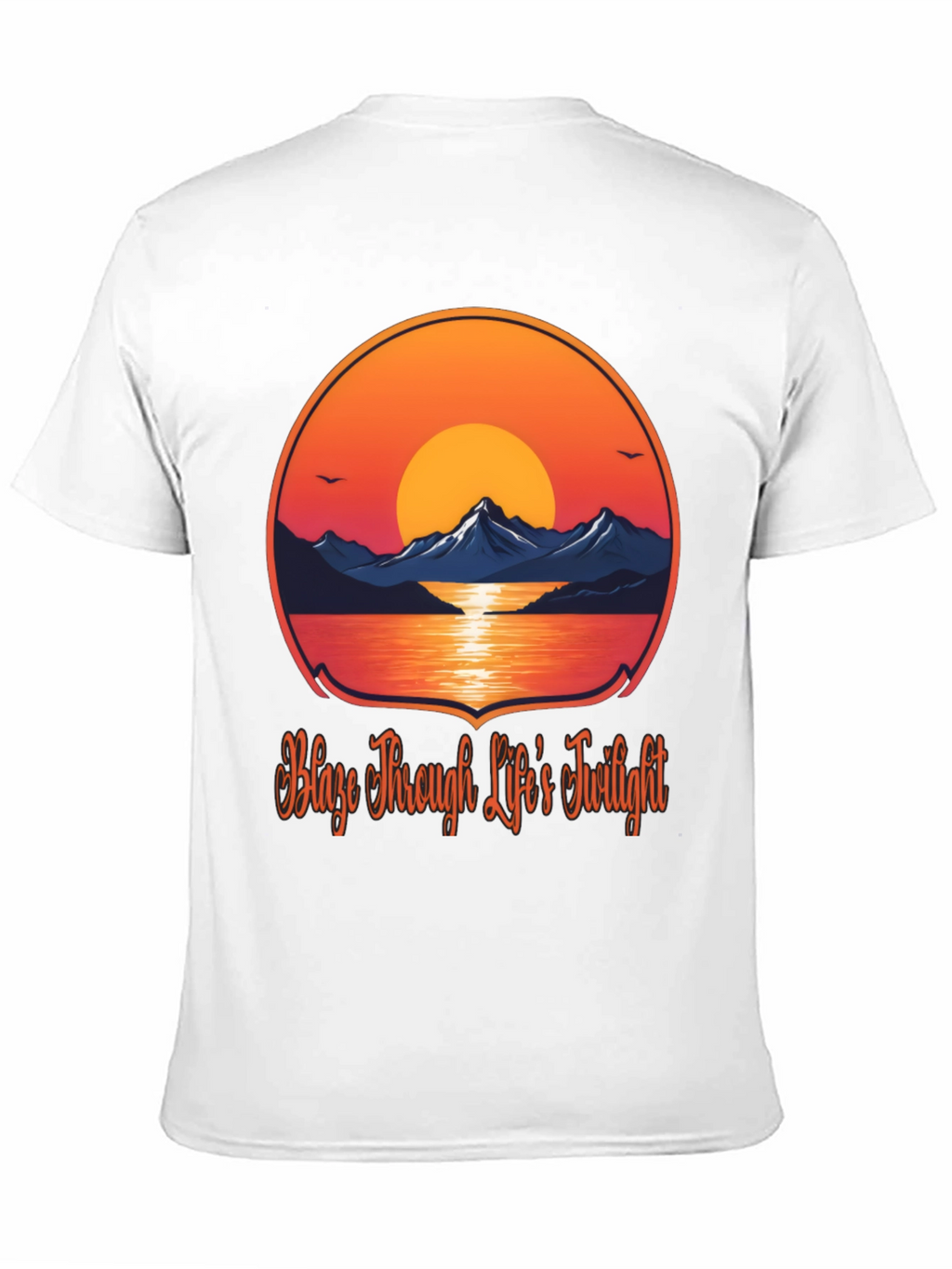 Sunset Mountain Graphic Tee - Blaze Through Life