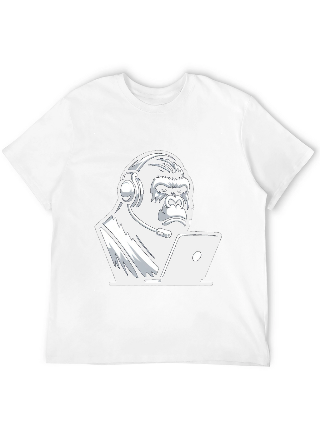 Gamer Gorilla Graphic Tee - Black T-Shirt