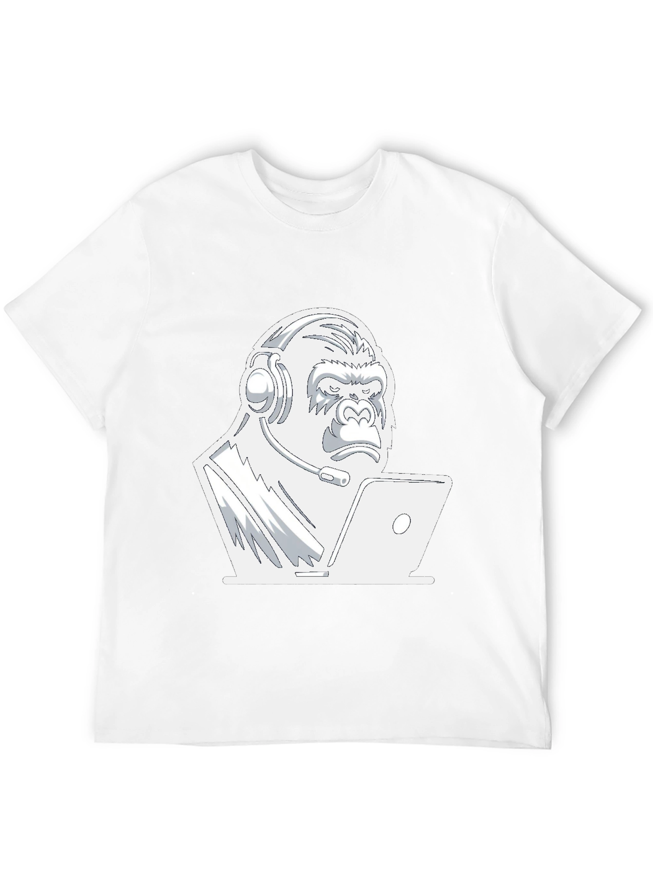 Gamer Gorilla Graphic Tee - Black T-Shirt
