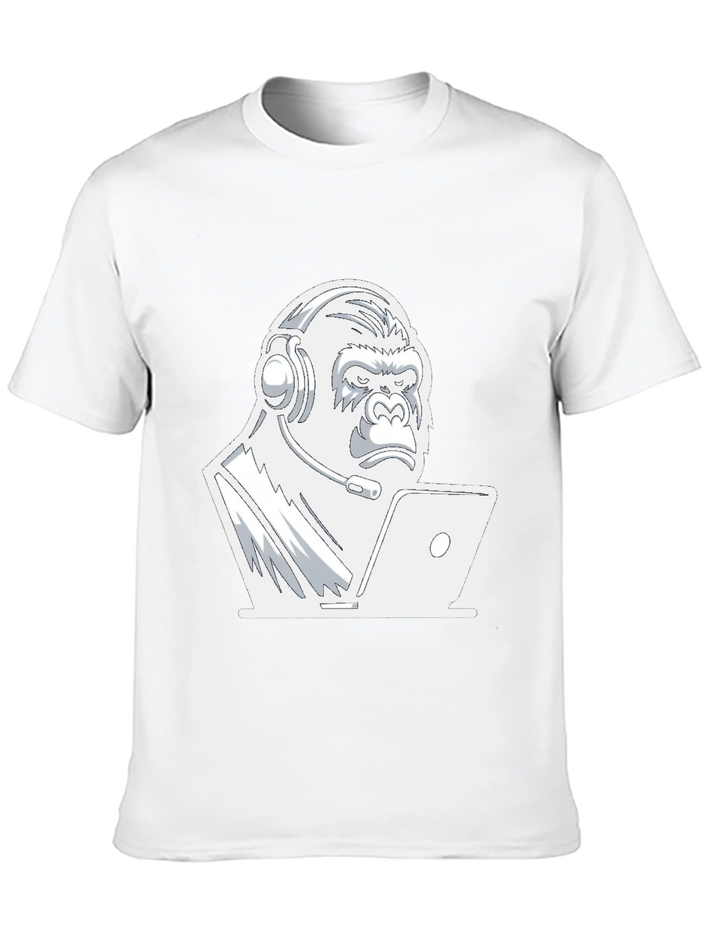 Gamer Gorilla Graphic Tee - Black T-Shirt