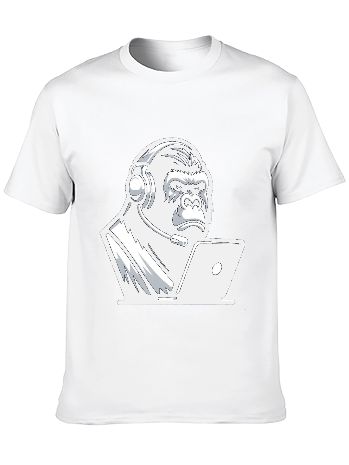 Gamer Gorilla Graphic Tee - Black T-Shirt