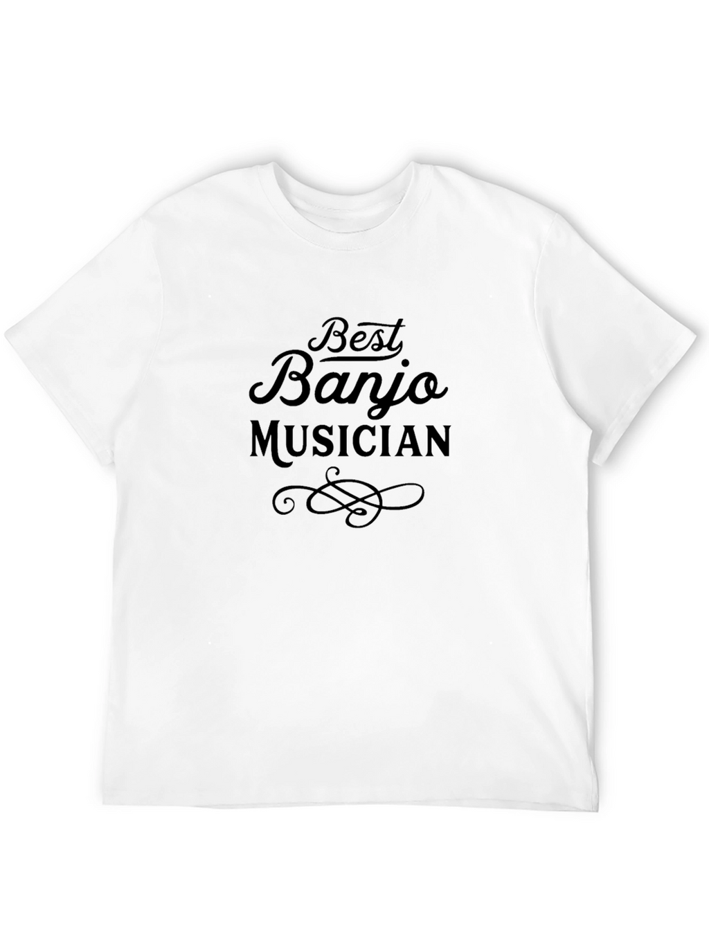 Best Banjo Musician Black T-Shirt