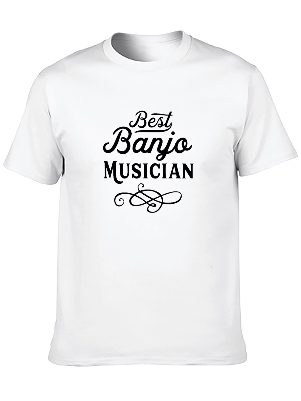 Best Banjo Musician Black T-Shirt
