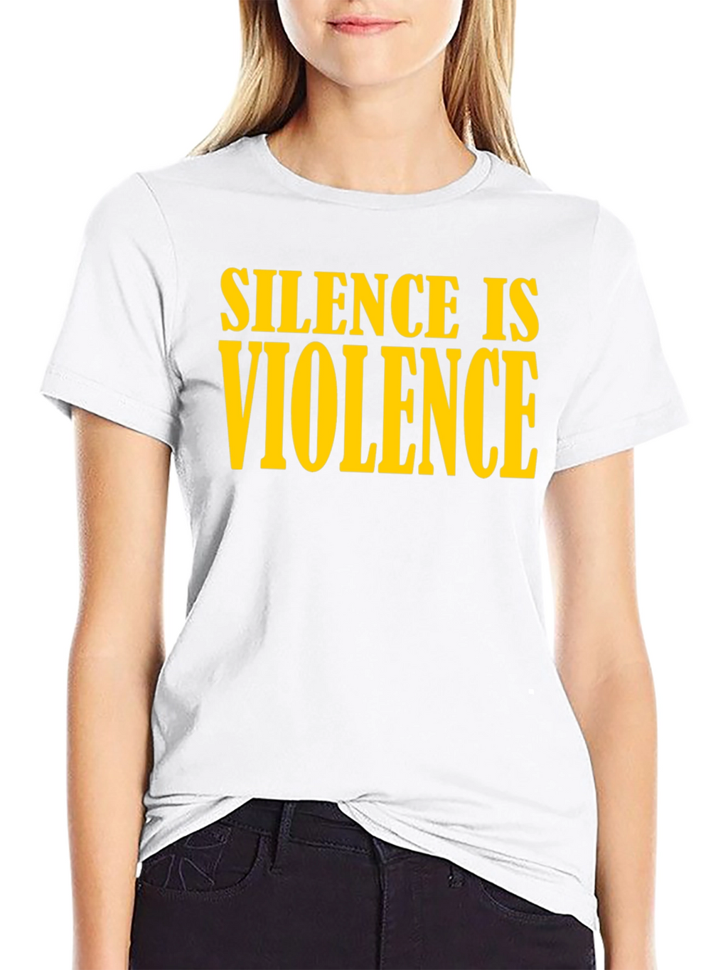 Silence is Violence Graphic Tee - Black