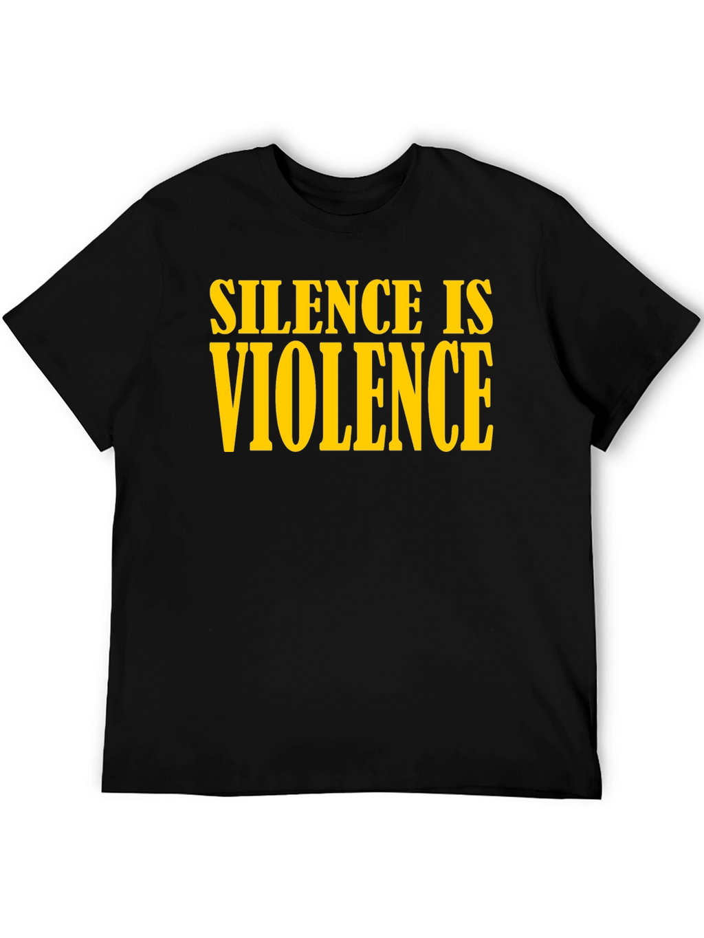 Silence is Violence Graphic Tee - Black