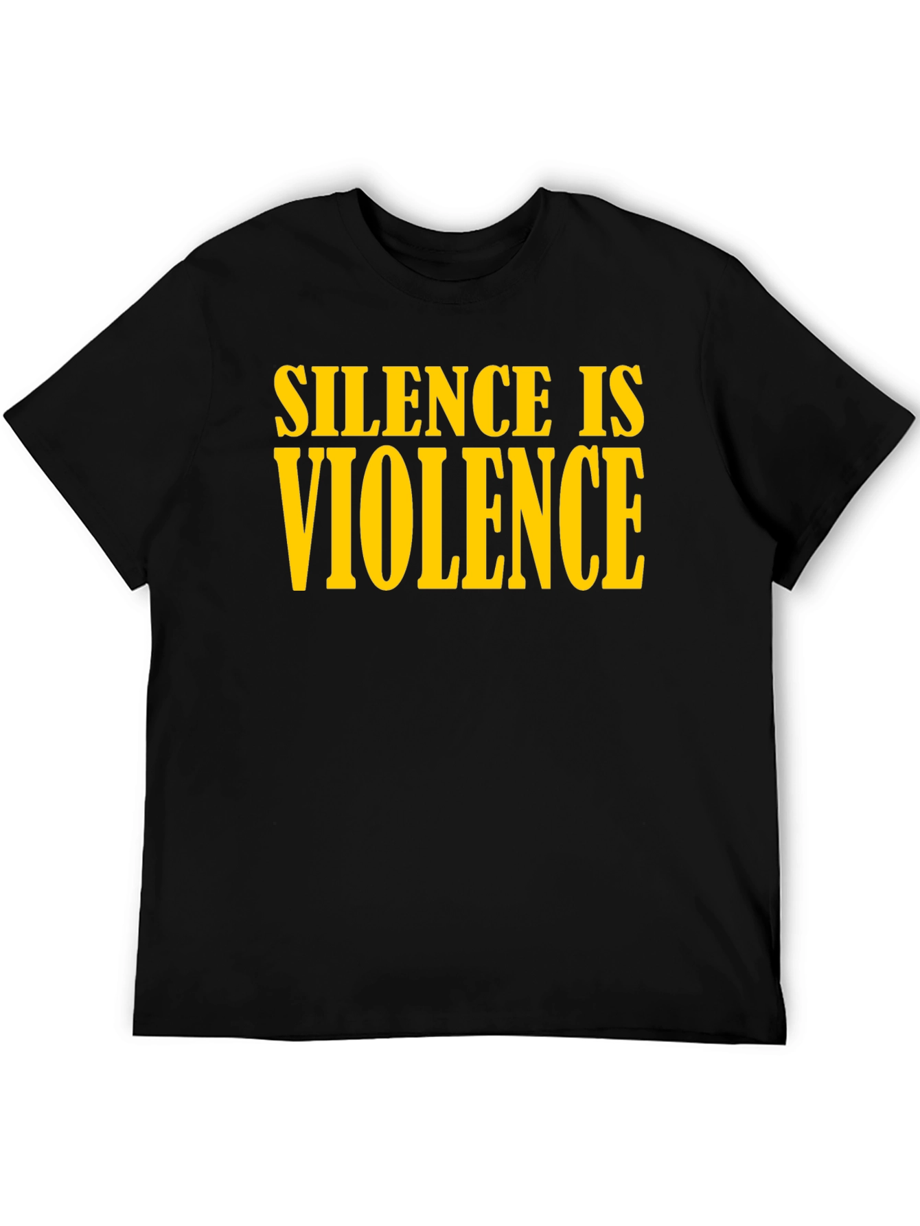 Silence is Violence Graphic Tee - Black