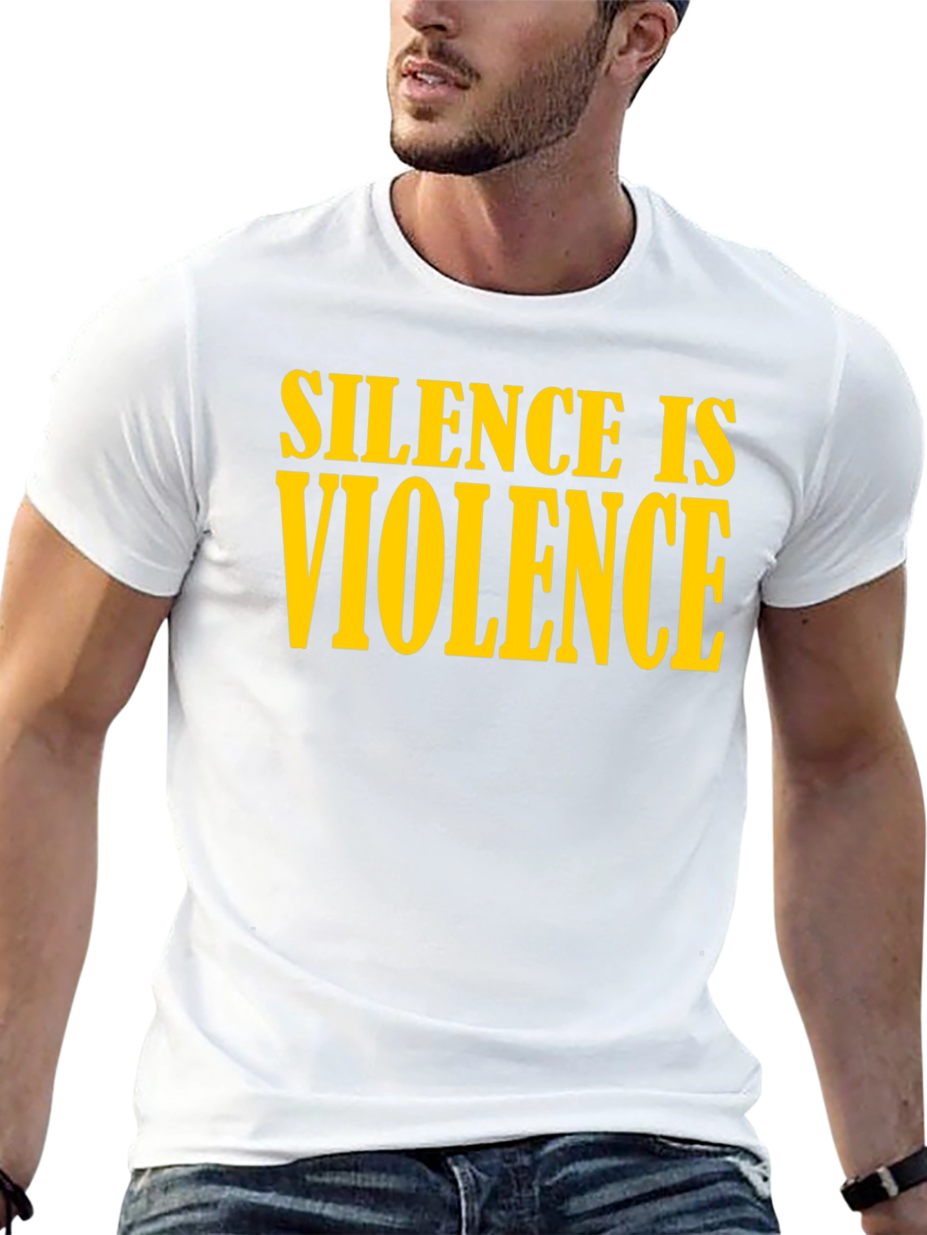 Silence is Violence Graphic Tee - Black