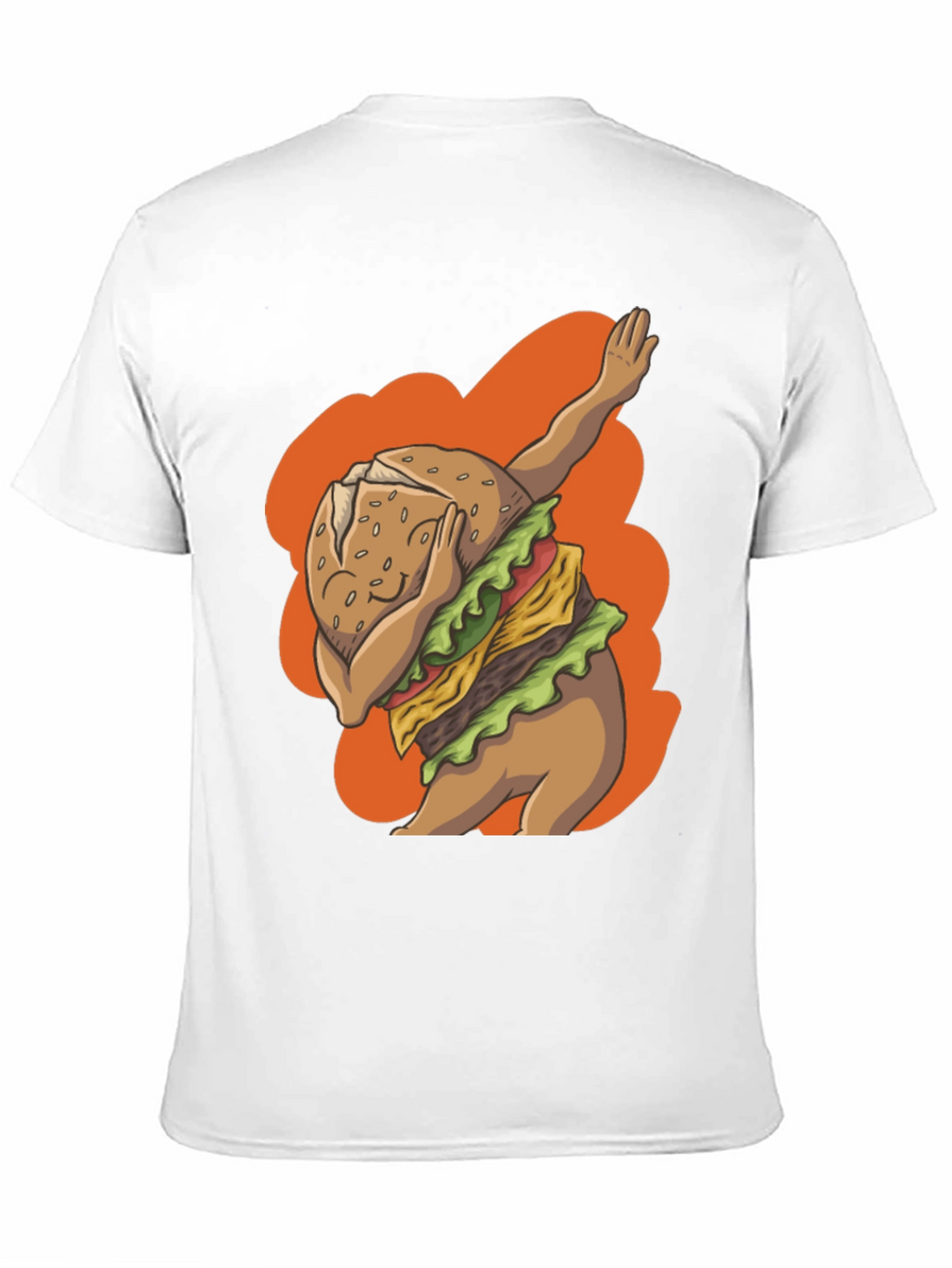 Dabbing Burger Graphic Tee - Trendy Casual Wear