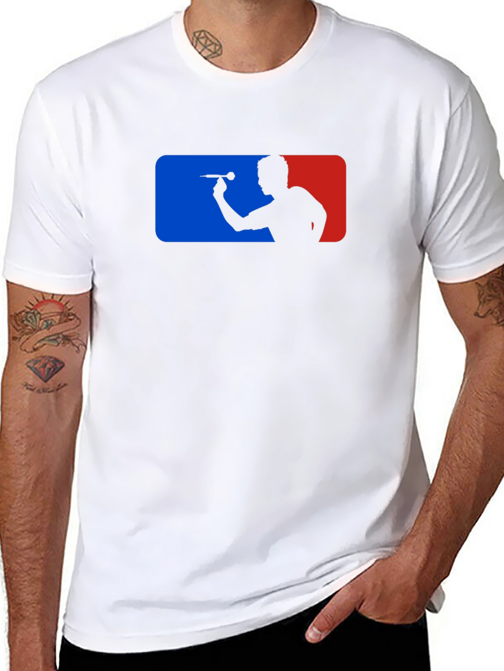 Darts Thrower Black T-Shirt