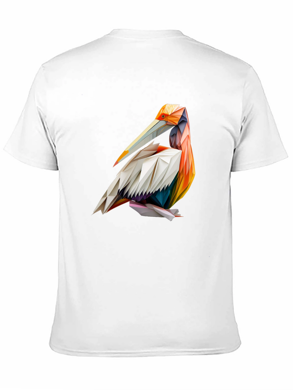 Geometric Pelican Graphic T-Shirt