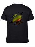 Tennis Ball Ripped Tee - Black T-Shirt