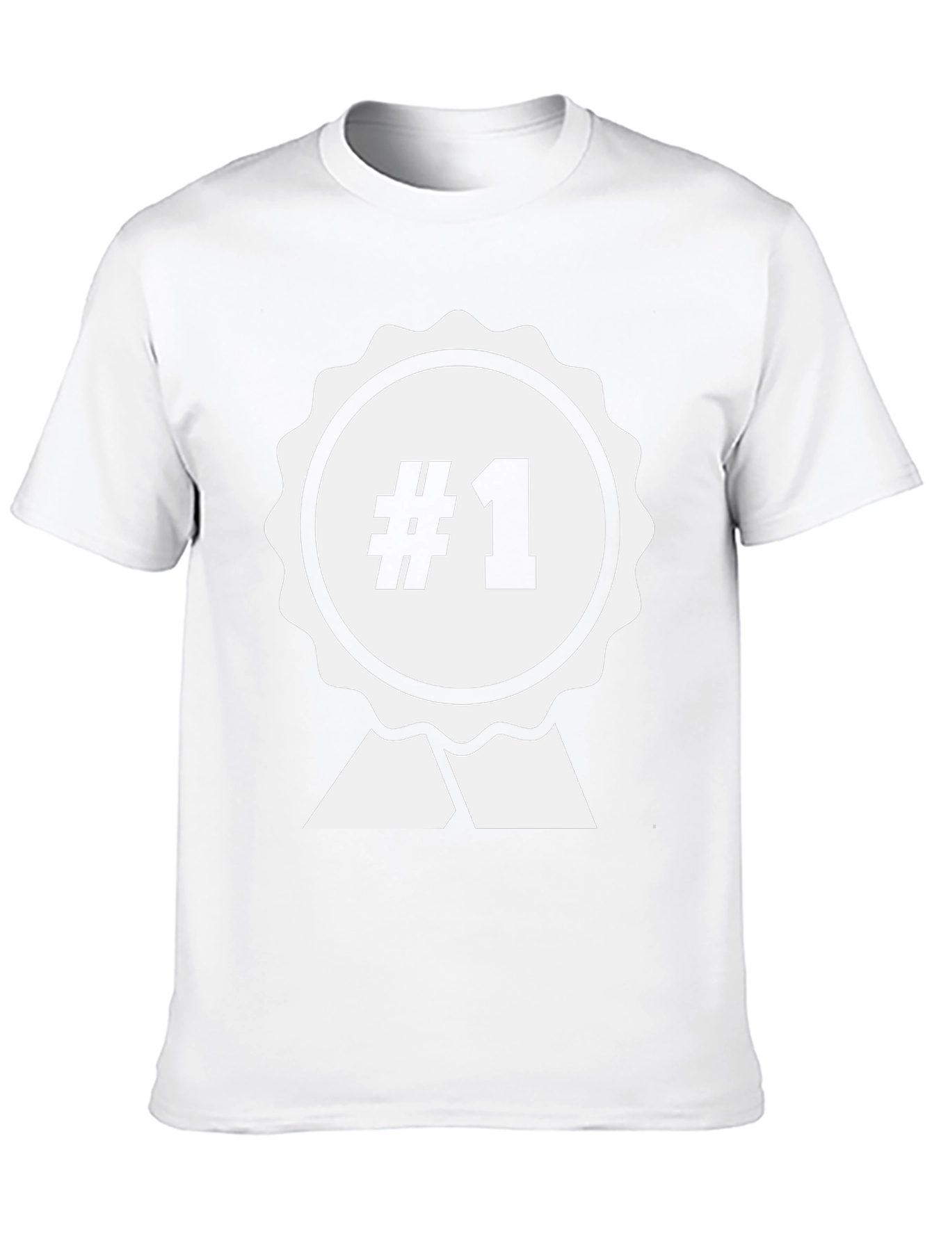 #1 Champion T-Shirt - Black Cotton Graphic Tee