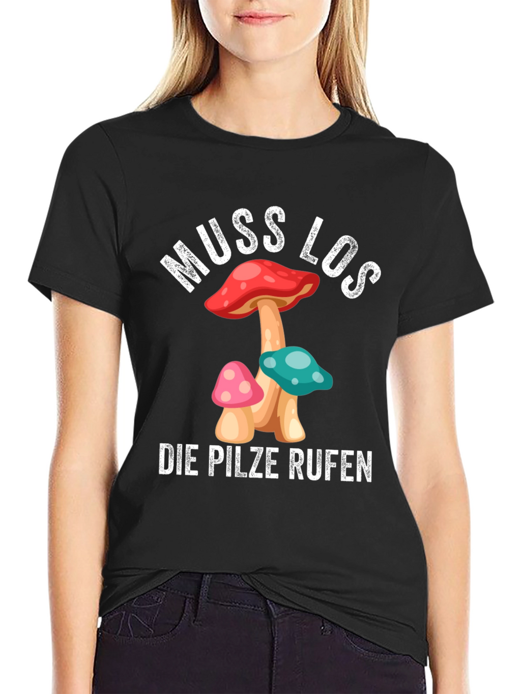 Muss Los Die Pilze Rufen Mushroom T-Shirt