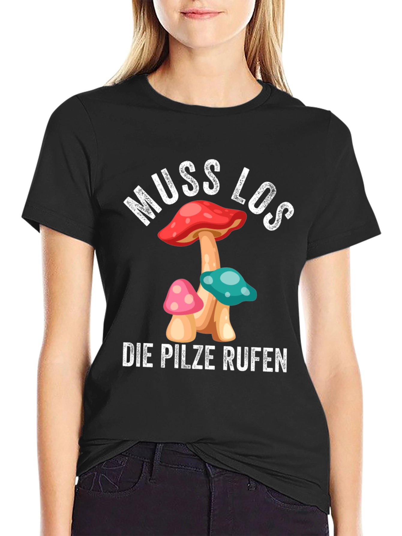 Muss Los Die Pilze Rufen Mushroom T-Shirt