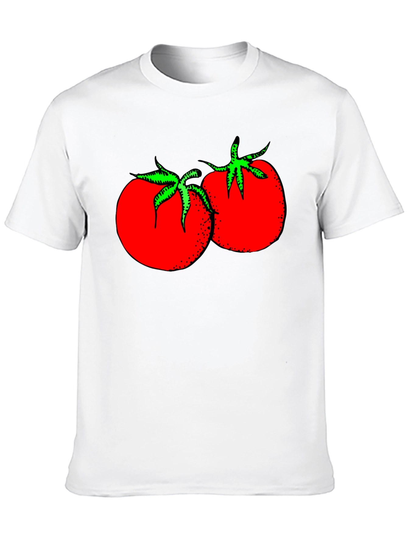 Tomato Graphic Black T-Shirt