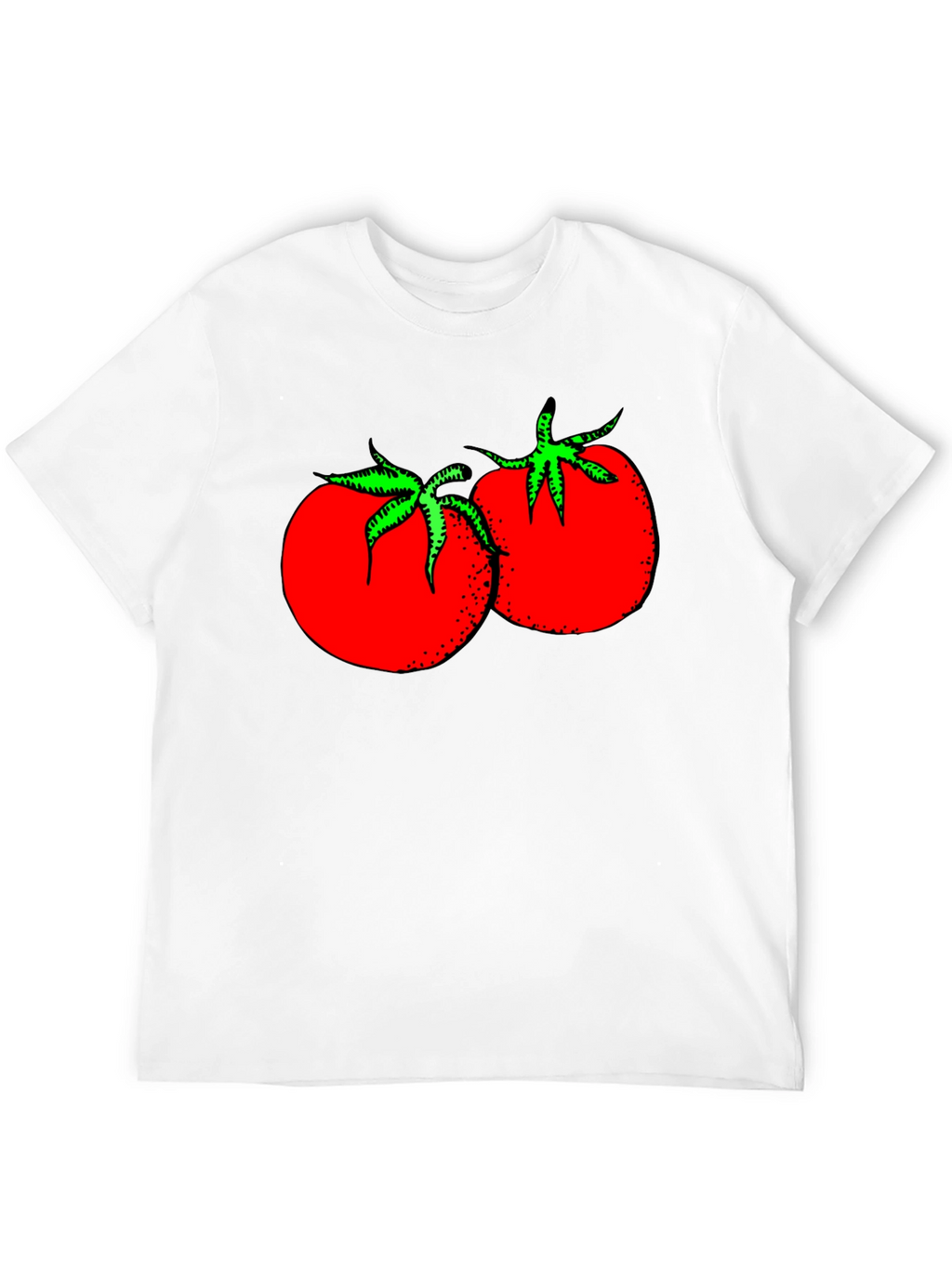 Tomato Graphic Black T-Shirt