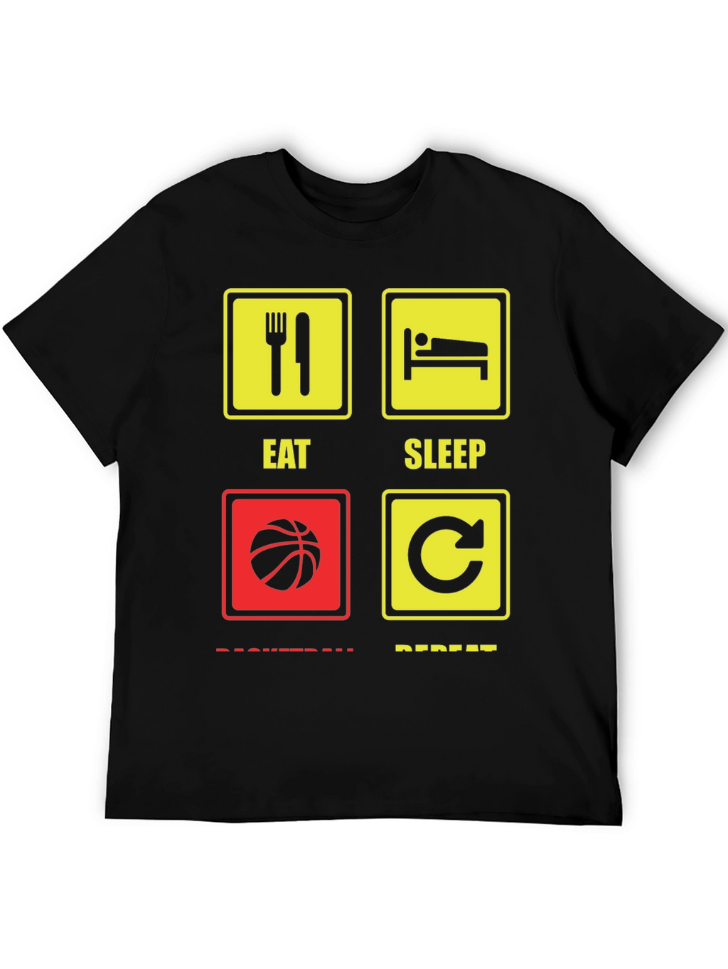 Eat Sleep Basketball Repeat T-Shirt