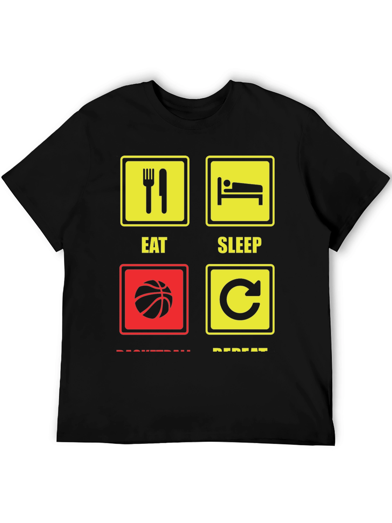 Eat Sleep Basketball Repeat T-Shirt