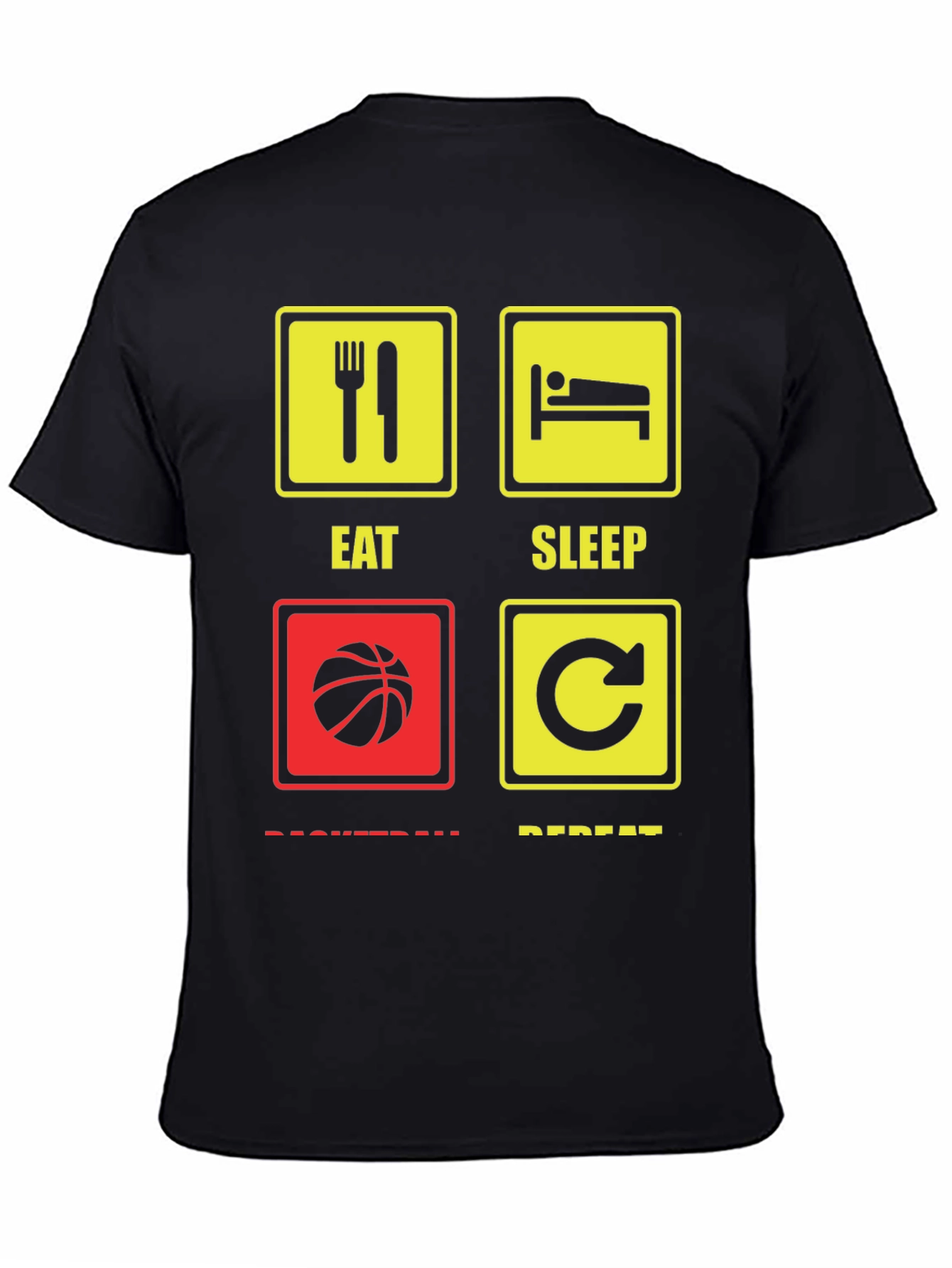 Eat Sleep Basketball Repeat T-Shirt