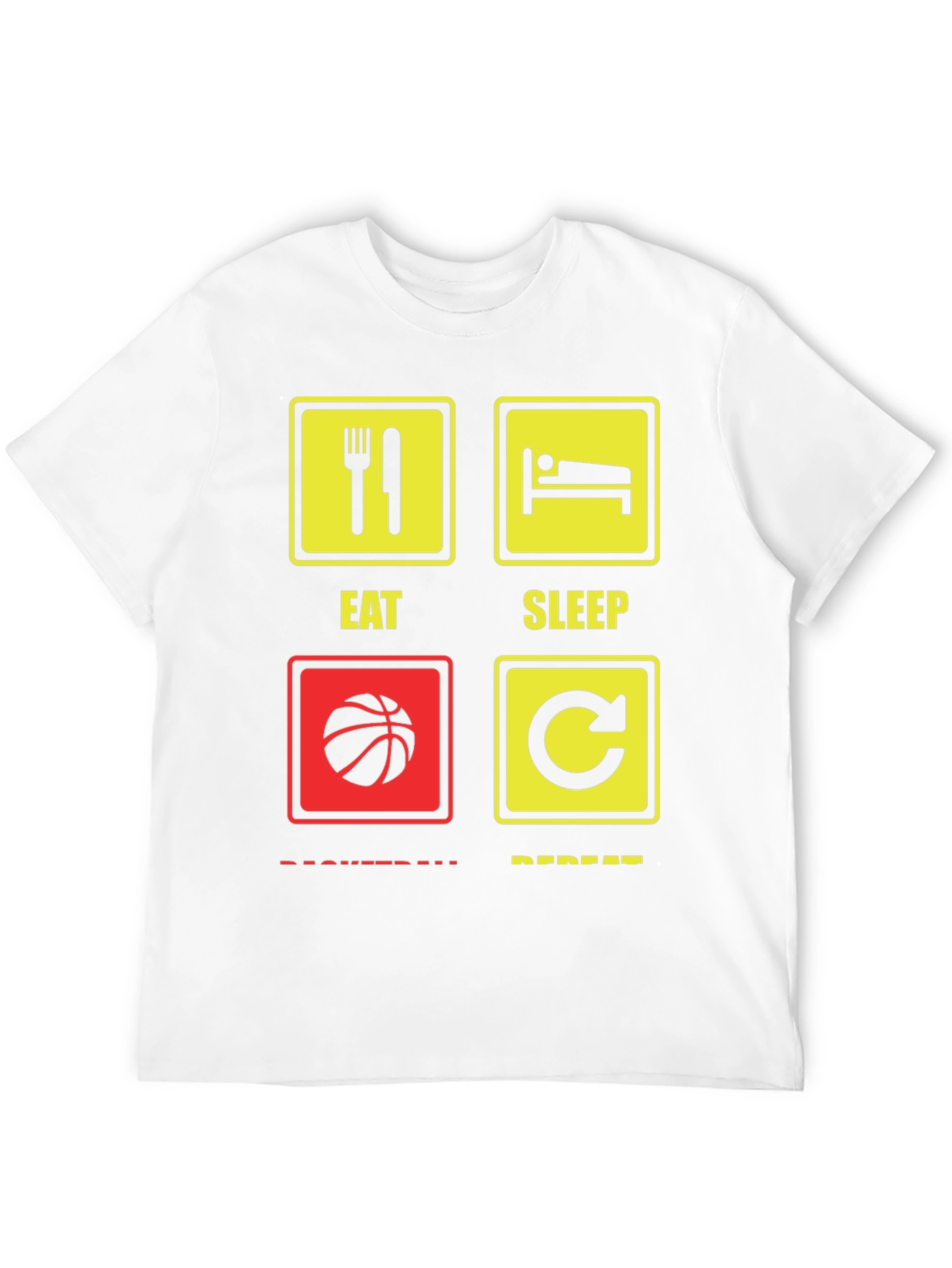 Eat Sleep Basketball Repeat T-Shirt