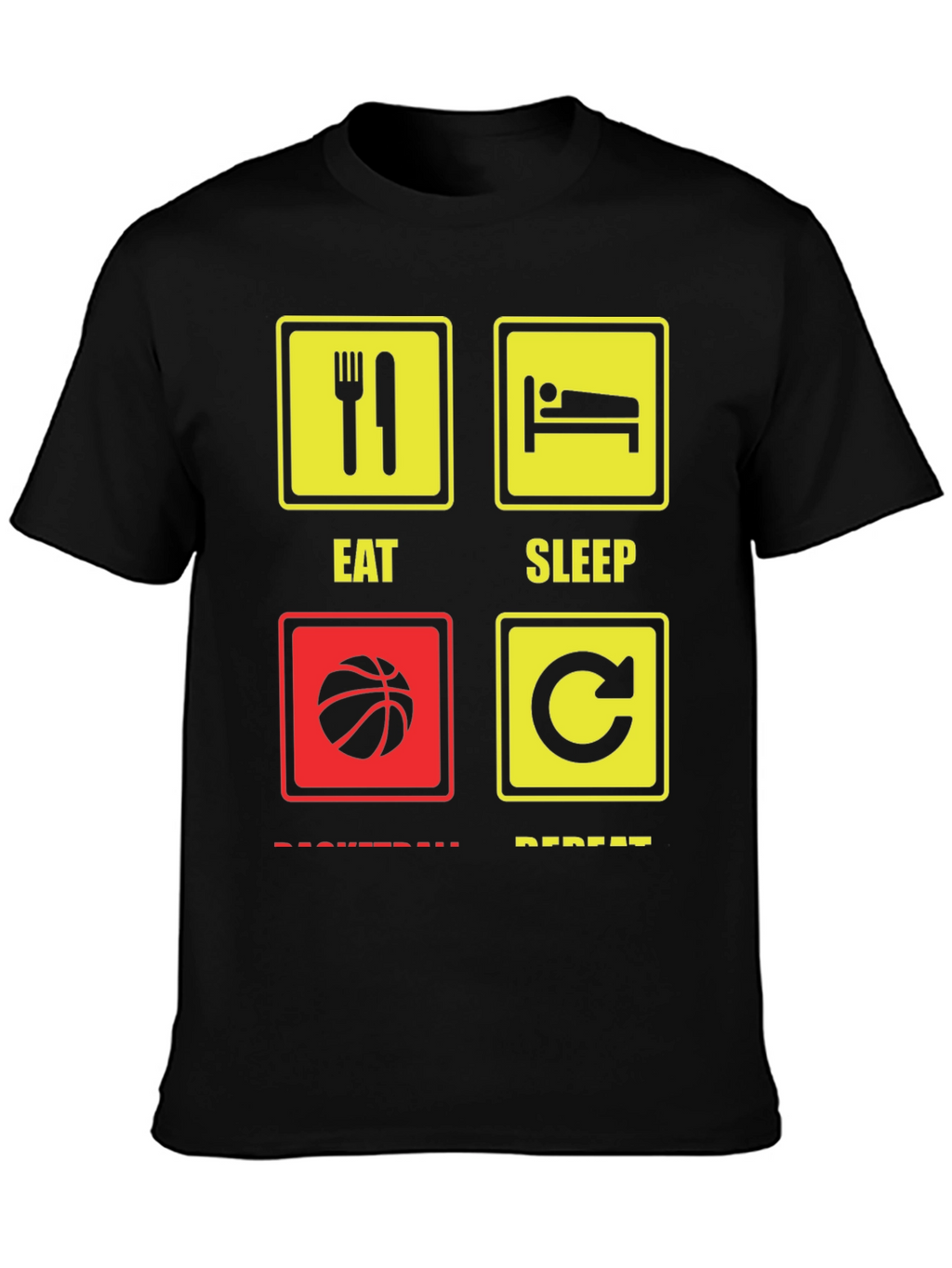 Eat Sleep Basketball Repeat T-Shirt