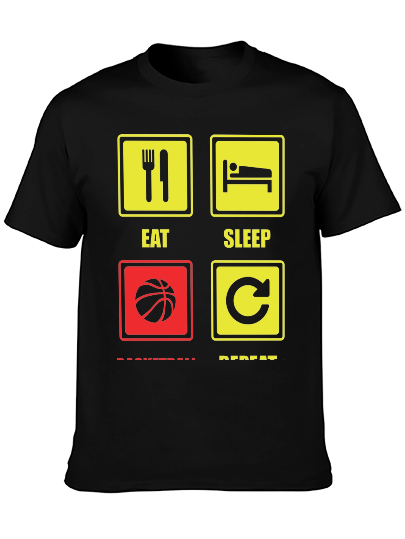 Eat Sleep Basketball Repeat T-Shirt
