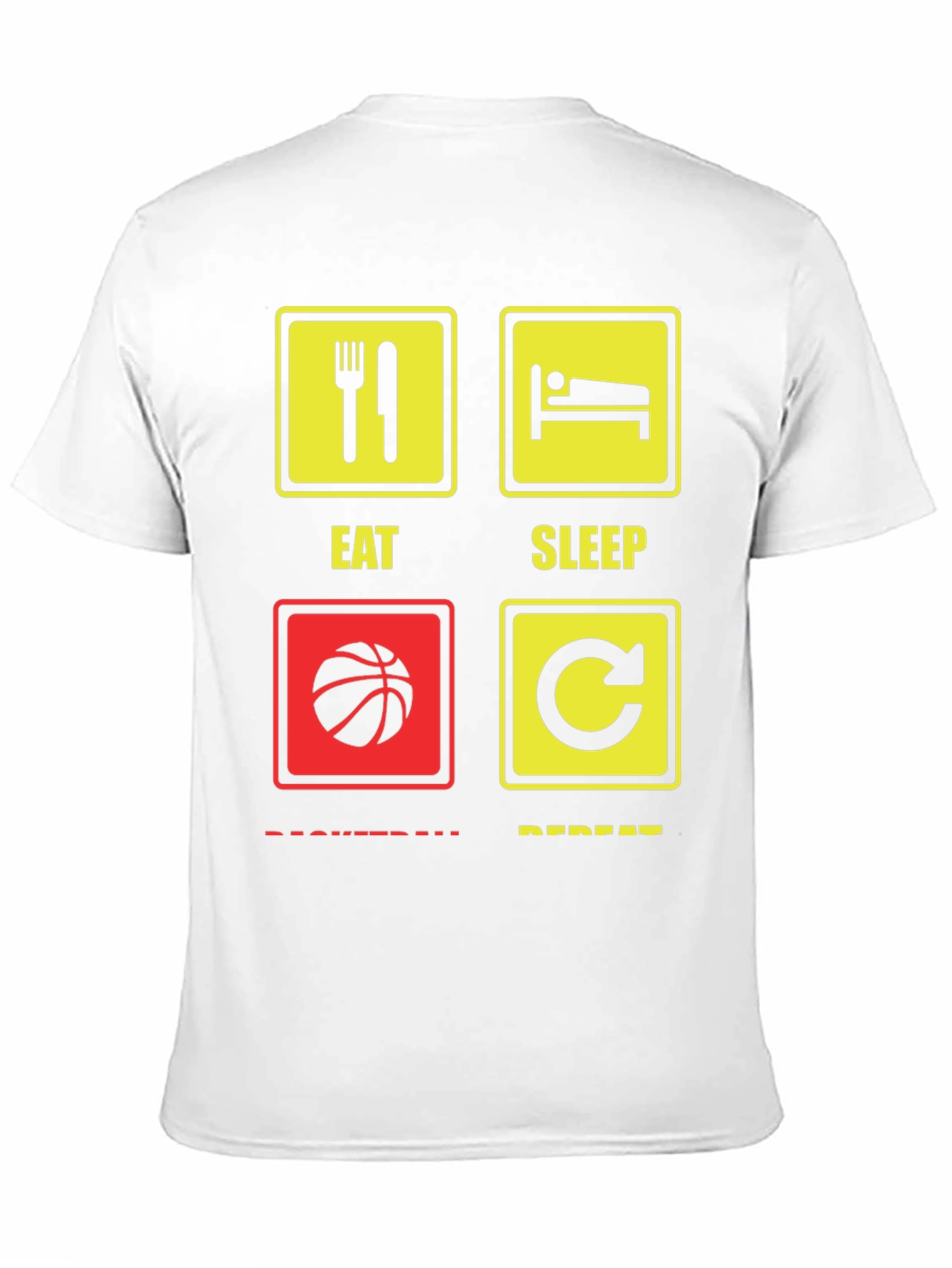 Eat Sleep Basketball Repeat T-Shirt