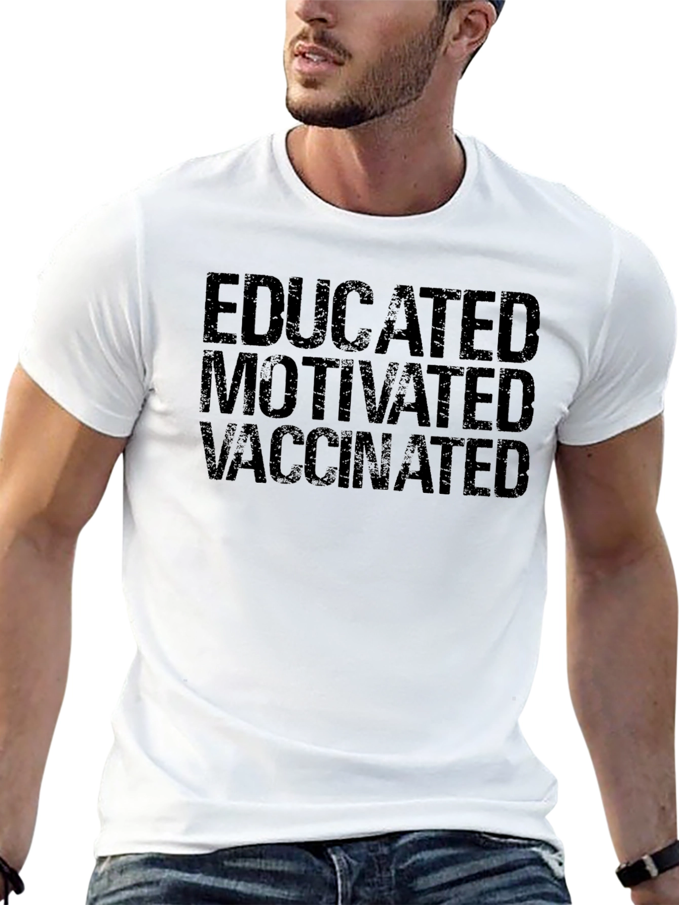 Educated Motivated Vaccinated T-Shirt