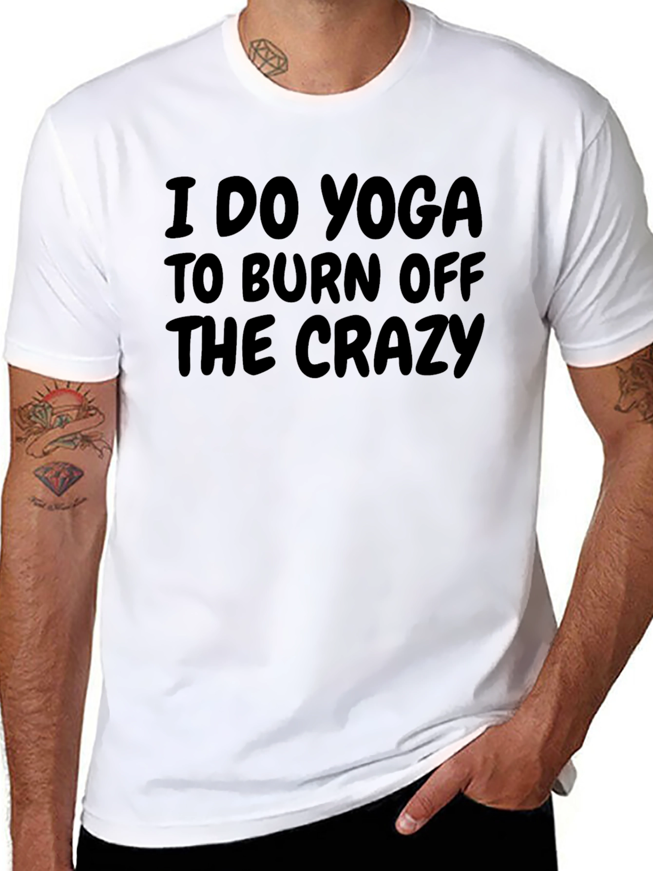 Yoga Crazy T-Shirt - Burn Off Stress