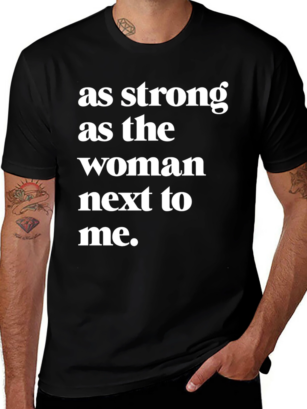 Empowering Woman Strength Graphic Tee