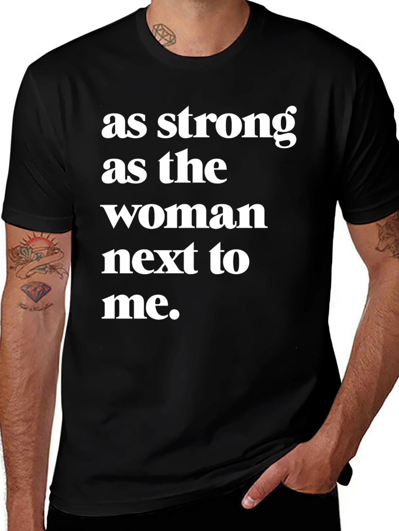 Empowering Woman Strength Graphic Tee