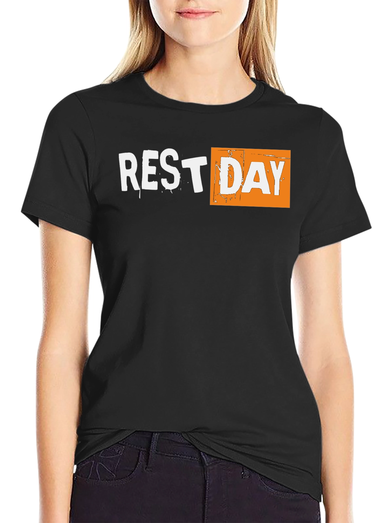 Rest Day Graphic Tee - Black